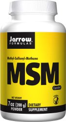 MSM Sulfur 1000 mg Jarrow Formulas 200 g Powder