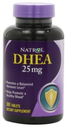 Natrol DHEA 25mg Tablets, 300-Count