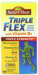 Nature Made Tripleflex Triple Strength with Vitamin D, 120-Count
