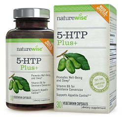 NatureWise 5-HTP with Advanced Time Release, 200 mg, Supports Appetite Suppression, Mood, Stress, and Sleep, 30 count