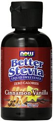 Now Foods Liquid Stevia, Cinnamon Vanilla, 2 Fluid Ounce