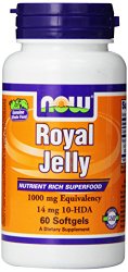 Now Foods Royal Jelly 1000mg, 60 Softgels