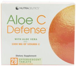 Nutraceutics Aloe C Defense, Orange Flavor, 28 effervescent tablets