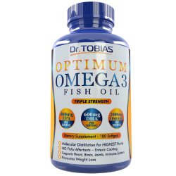 Omega 3 Fish Oil Triple Strength Burpless 180 Caps