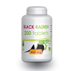 Organic Black radish 200 tablets 400 mg