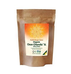 Organic Clean Chlorella Sl 200mg Tablets (10oz, 283g), 1415 Tablets
