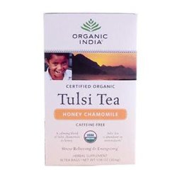 Organic India Organic Honey Chamomile Tulsi Tea (3×18 ct)