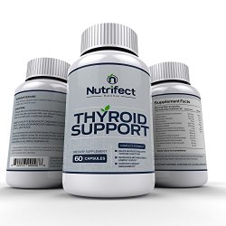 Premium Thyroid Support – Complete Formula to Help Weight Loss & Improve Energy with B12 & More. Best Thyroid Supplements for Hypothyroidism & Alternative to Armour Thyroid (60 capsules)