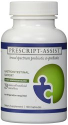 Prescript-assist Broad Spectrum Probiotic Prebiotic Complex 90 Capsules