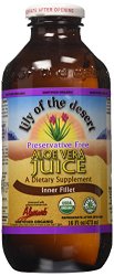 Preservative Free Aloe Vera Juice Inner Fillet 16 Ounces