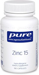 Pure Encapsulations – Zinc 15 – 180’s
