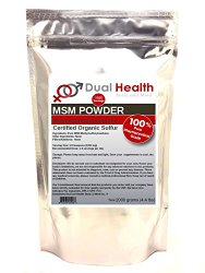 Pure MSM Methylsulfonylmethane Powder (2000g / 4.4 lb) Bulk Supplements