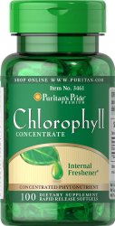 Puritan’s Pride Chlorophyll Concentrate 50 mg-100 Softgels