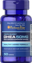 Puritan’s Pride DHEA 50 mg-50 Tablets