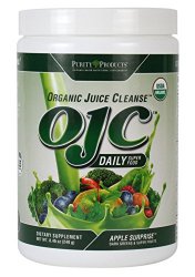 Purity Products – Certified Organic Juice Cleanse (OJC) 8.46oz – Green Apple – 30 Day Supply