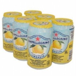 San Pellegrino Sparkling Beverage, Limonata, 11.15 oz, 6 ct