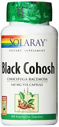 Solaray Black Cohosh Capsules, 540 mg, 100 Count