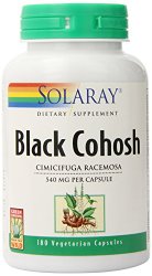 Solaray Black Cohosh Supplement, 540mg, 180 Count