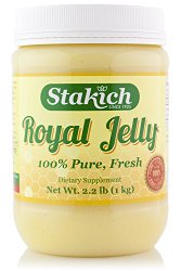 Stakich FRESH ROYAL JELLY 1 KG (2.2-LB) – 100% Pure, All Natural, Top Quality –
