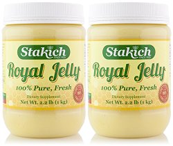 Stakich FRESH ROYAL JELLY 2 KG – 100% Pure, All Natural, Top Quality –