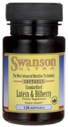 Standardized Lutein & Bilberry 6/20 mg 120 Sgels
