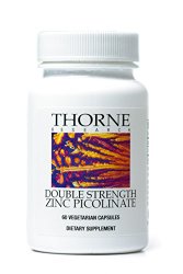 Thorne Research – Double Strength Zinc Picolinate – 60 Vegetarian Capsules