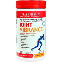 Vibrant Health – Joint Vibrance – Comprehensive Rebuilding Formula Daily Maintenance of Healthy Joints, 13.1 ounce