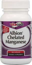 Vitacost Albion Chelated Manganese — 10 mg – 180 Capsules