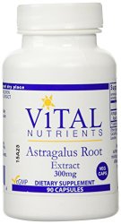 Vital Nutrients Astragalus Root Extract V-Capsules, 300mg, 90 Count