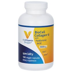 Vitamin Shoppe Biocell Collagen With Hyaluronic Acid, 1000mg, 180 Capsules