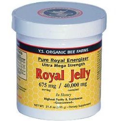 YS Royal Jelly/Honey Bee – Royal Jelly In Honey Ultra Strength, 21 oz gel