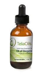 1oz Oil of Oregano, Super Strenght 83-85% Carvacol, Pharmaceutical Grade. Wild Oregano From Greek Mountains