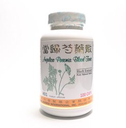 Angelica Peony Blood Tonic Dietary Supplement 500mg 100 capsules (Dang Gui Shao Yao San) 100% Natural Herbs