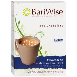 BariWise 15g High Protein Hot Chocolate – Chocolate w/ Marshmallows (7 Servings/Box)