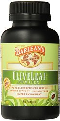 Barlean’s Olive Leaf Complex, 60 Count