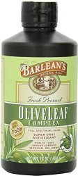 Barlean’s Organic Oils Olive Leaf Complex Immune Support Liquid, 16 Ounce