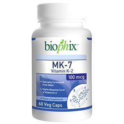 biophix MK-7 Vitamin K-2 – 100 mcg 60 Vcaps