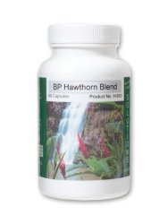 Blood Pressure Supplement, Bp Hawthorn, Natural Blood Pressure Supplement, with Ginseng, Garlic, and Cayenne 90ct