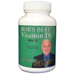 Bob Barefoot’s Best Vitamin D3 (5000 IU) – 90 Vegetarian Capsules