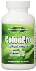 ColonPro Double Strength Super Colon Cleanse – Maximum Detox Dietary Natural Weight Loss Supplement (60 capsules – 1 month supply)
