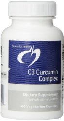 Designs for Health C3 Curcumin Complex Vegetarian Capsules, 60 Count