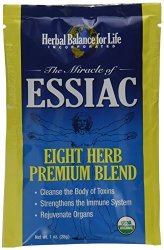 Essiac Tea in 1 Oz. Packets. Total 8 Packets Makes 8 One Quart Bottles (2 Gallons) of Essiac Tea! A 64 Day Supply