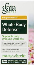Gaia Herbs Whole Body Defense Liquid Phyto-Capsules, 60 Count