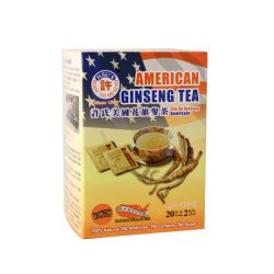 Hsu’s Root to Health American Ginseng Tea, 20 Teabags #1036