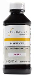 Integrative Therapeutics Sambucus Syrup, Black Elderberry, 4 Fluid Ounce