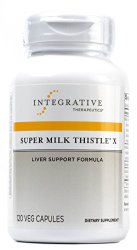 Integrative Therapeutics Super Milk Thistle  X, 120 Veg Capsules