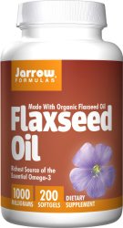 Jarrow Formulas Flaxseed Oil 1000mg, 200 Softgels