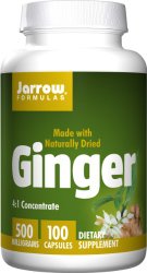 Jarrow Formulas Ginger 500mg, 100 Capsules