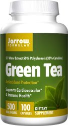 Jarrow Formulas Green Tea 5-to-1 500mg, 100 Capsules