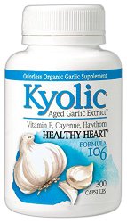 Kyolic Garlic Formula 106 Healthy Heart (300 Capsules)